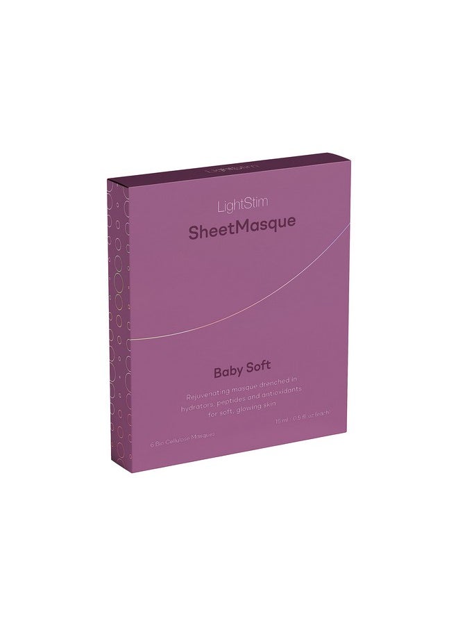 Lightstim - Sheetmasque Rejuvenating Breathable Bio Cellulose Mask Drenched In Hydrators Peptides And Antioxidants To Soften Lines And Reduce Redness For Glowing Healthylooking Skin - Image 1