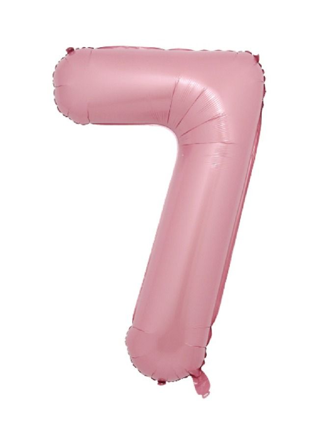 40 Inch Light Pink Number Balloon (7)
