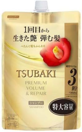 Premium Volume Repair Shampoo for Tsubaki Refill pack 900ml