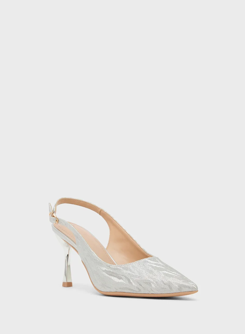 Khizana High Heeled Sling Back Pump