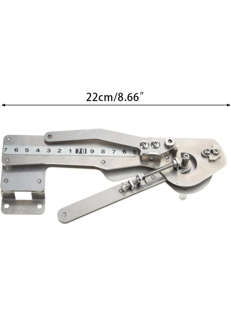 GGOOT Convenient Wire Machine Bending Machine Manual Looping Beating Machine Stainless Steel Hardware Iron Wire Tool Portable Small Manual Beating Tool Wire Cable Bending Machine Hardware  - Image 3