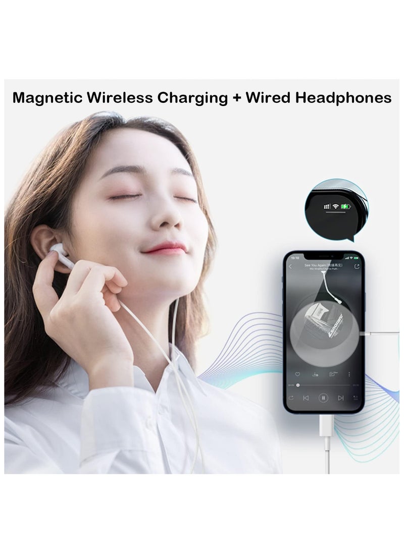 MMG - MagSafe Charger【MFI/UACK Certified】 USB C Fast Charging,Wireless Magnetic Fast PD Charging up to 15W Compatibility with iPhone 14,14 Plus,14 Pro,14 Pro Max , 13,12 series,AirPods Pro2 - Image 1