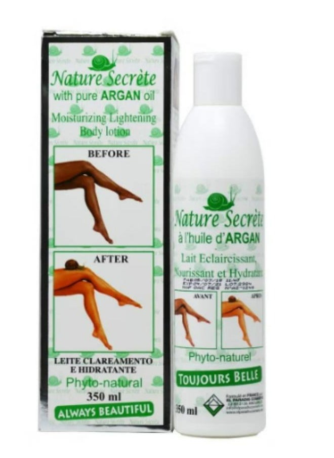 Nature Secret's - Argan Oil Lightening Moisturizing Body Lotion 350 ML - Image 1