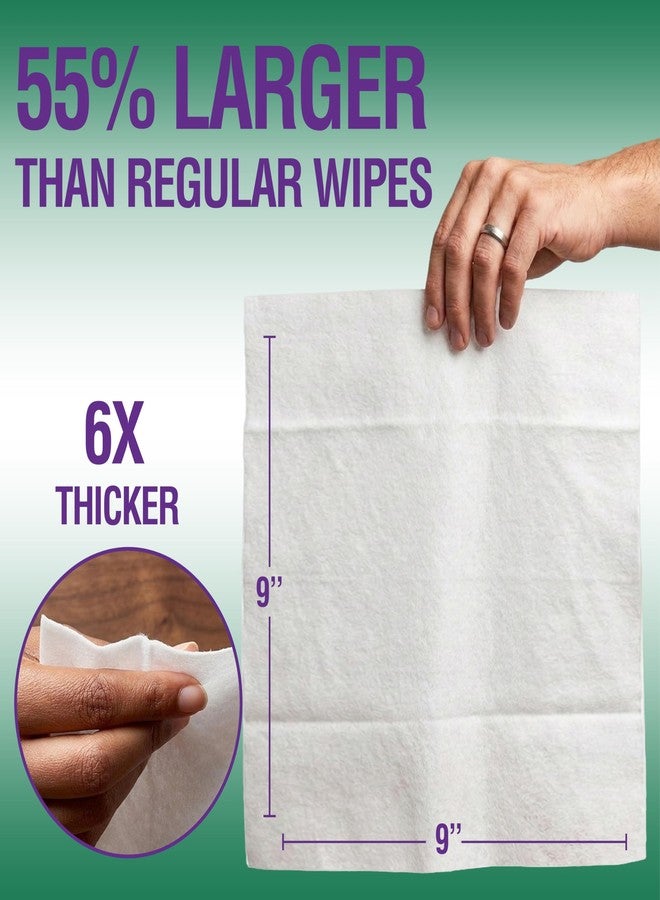 OPTEEL Thick & Large Body Wipes for Adults Bathing No Rinse - Shower Wipe, Ideal for Men, Women & Elderly - Soft & Gentle, Travel Wipes Perfect Alternative to Shower - 8 Packs (80ct) - Image 3