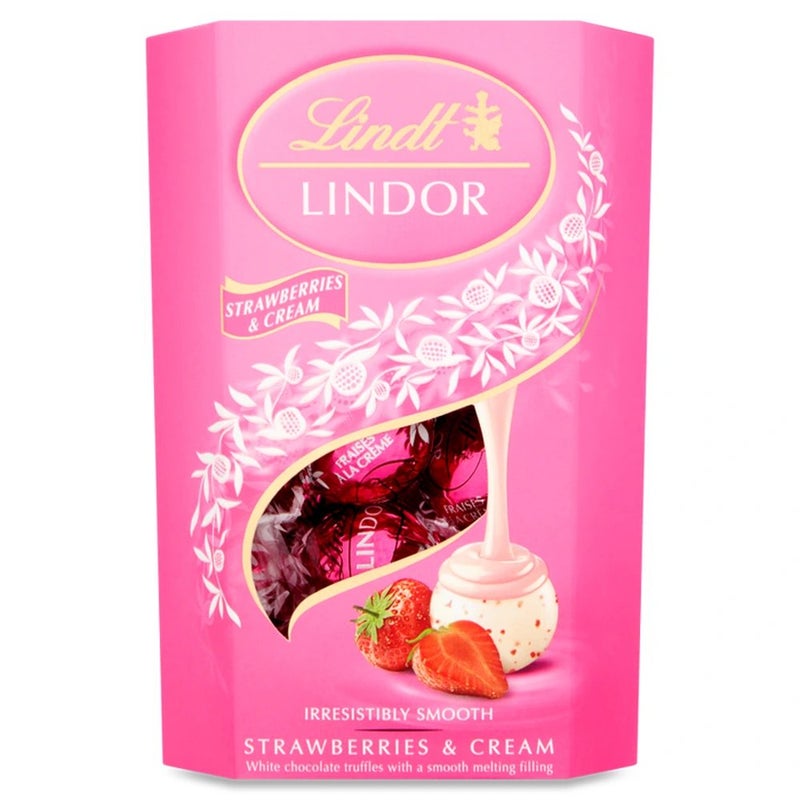Lind Lindor Strawberry And Cream Chocolate Ball- 200gms
