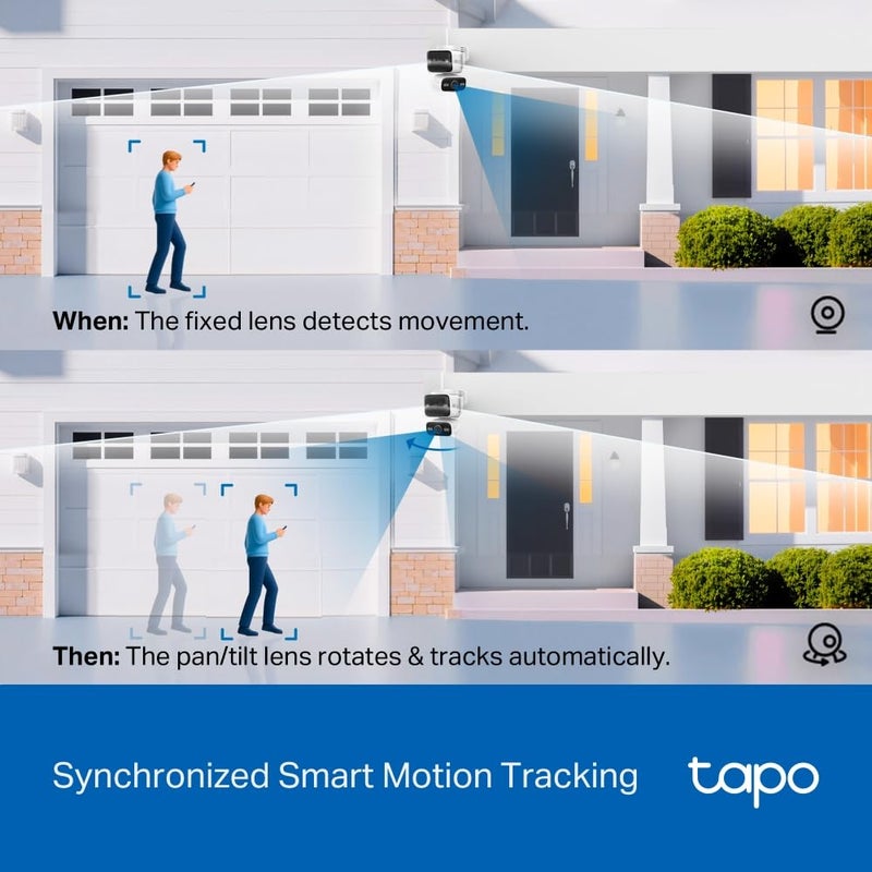Tapo C575D 4K 3MP Dual-Camera Pan/Tilt Outdoor Security Camera CCTV Camera - Image 5