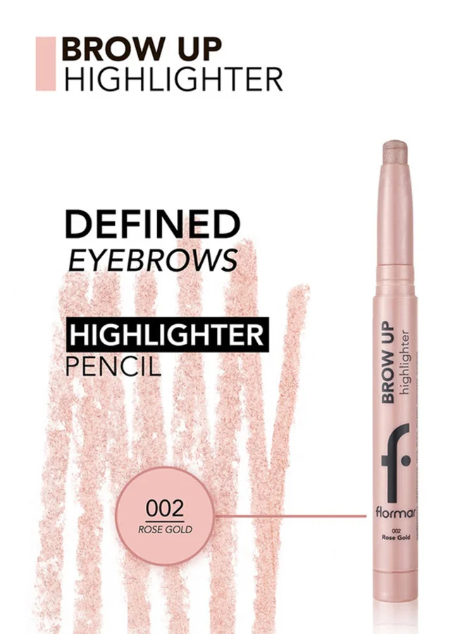 فلورمار قلم هايلايتر براو أب - 001 روز جولد 001 Rose Gold