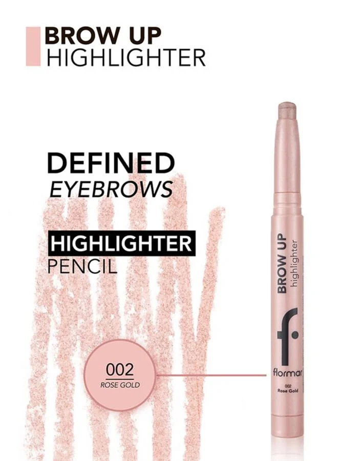 فلورمار قلم هايلايتر براو أب - 001 روز جولد 002 Rose Gold