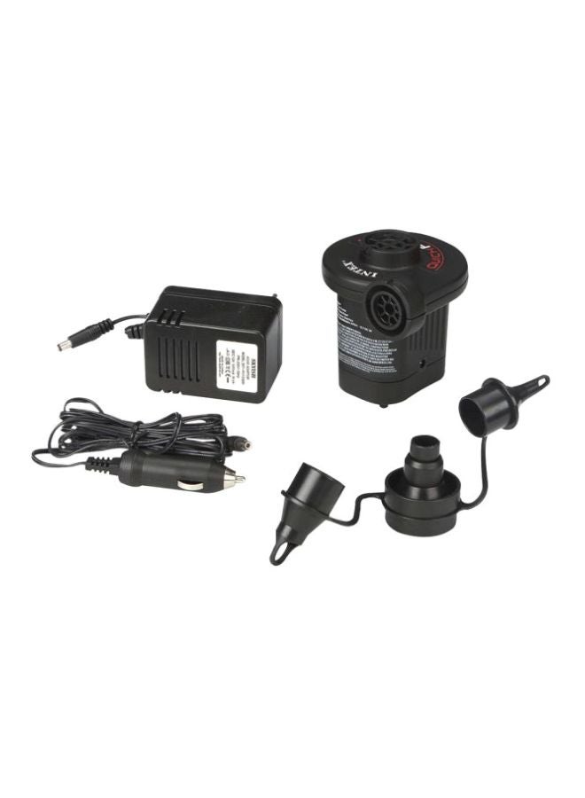 INTEX 4-Piece Quick-Fill Electric Pump Accessories Set - Black Black - Image 1