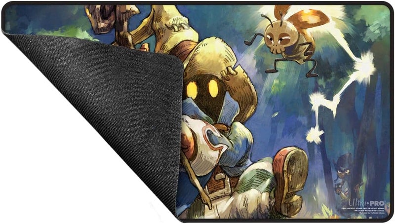 Ultra PRO - Final Fantasy x Universes Beyond Vivi, Stray Black Mage Black Stitched Playmat for Magic: The Gathering | Card Game Playmat, Final Fantasy Collectibles, Desk Mat Mousepad - Image 2