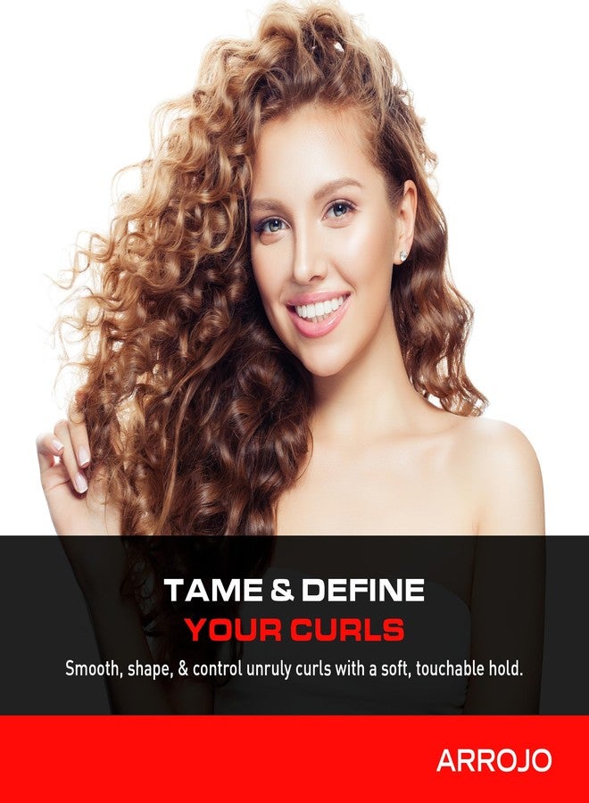 ARROJO Curl Control Curly Hair Gel - Curly Hair Products For Unruly Curls - Sulfate Free Curl Gel W/Vitamin B5 - Hair Gel For Curly Hair To Calm & Control - Anti Frizz Hair Products (5.1 Oz) - Image 2