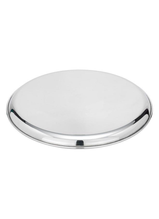 Vinod Mirror Finished Bangla Bogi Steel Dinner Plate - Pack of 6 (Dia: 26 Cm, 10.4 Inch) - pzsku/Z839B7F860EB9030767EBZ/45/_/1737721470/589fa06d-7968-4638-967c-e6cb2679765e