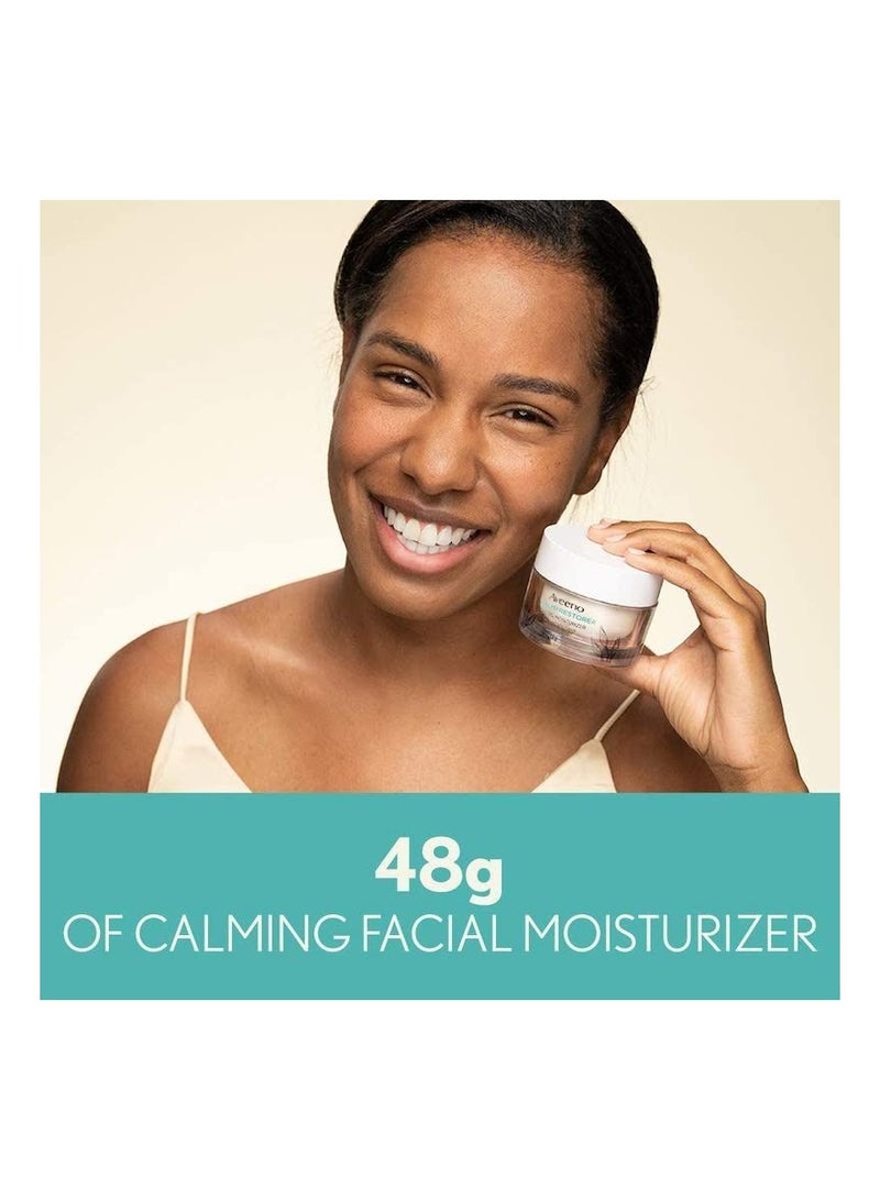 Aveeno Calm + Restore Oat Gel Facial Moisturizer for Sensitive Skin 48g - Image 2