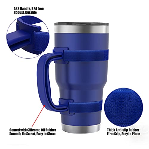 YOUCOX Adjustable Tumbler Handle for YETI 20 Oz 30Oz 40OZ, 20oz to 44 Oz RTIC, Ozark Trail, Simple Modern, SIC, SUNWILL, Tervis, Beast and More Brand Tumbler Cup Mug, NO Brand Limitid Dark Blue - Image 4