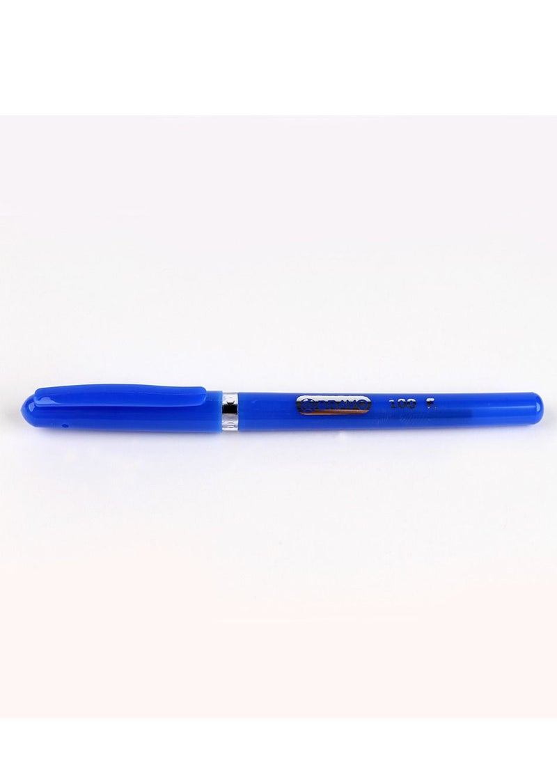 Bravo - BALLPOINT PEN BRAVO 0.7 MM BLUE MODEL 100 - 25pcs - Image 1