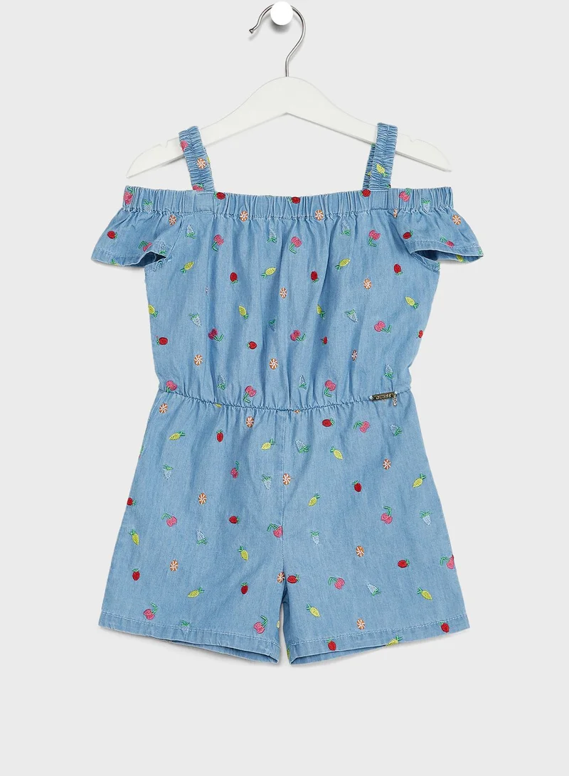 GUESS Kids Floral Jumpsuit