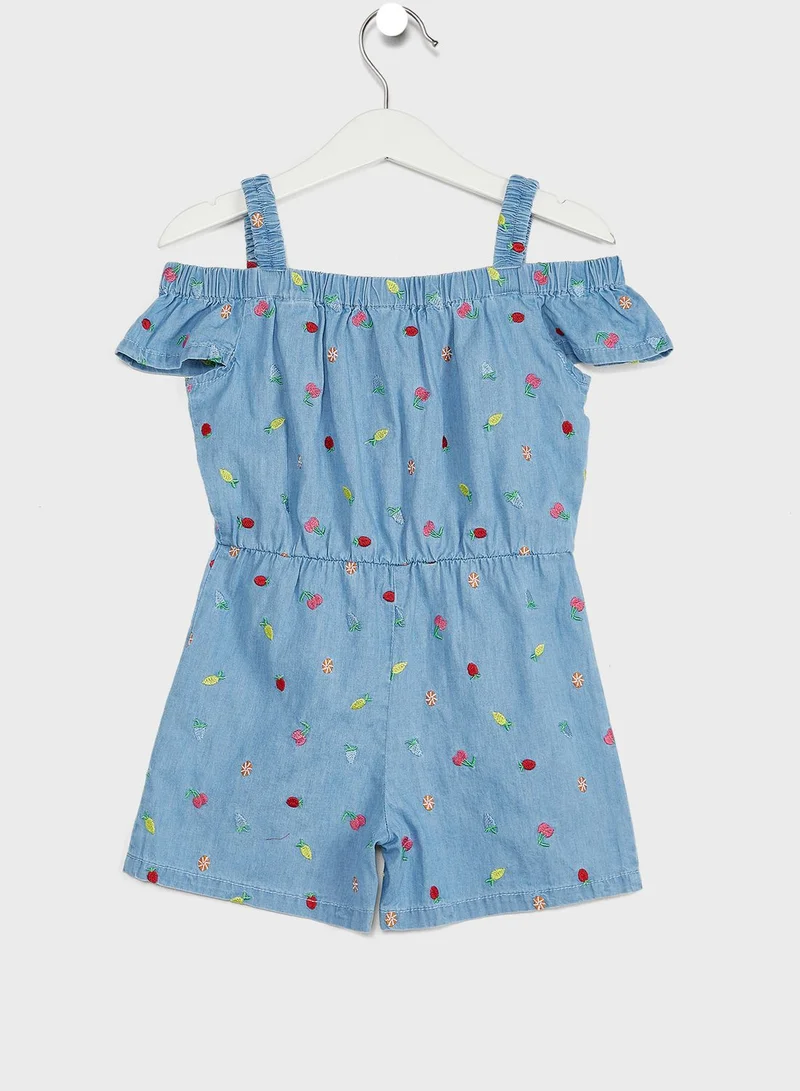 GUESS Kids Floral Jumpsuit
