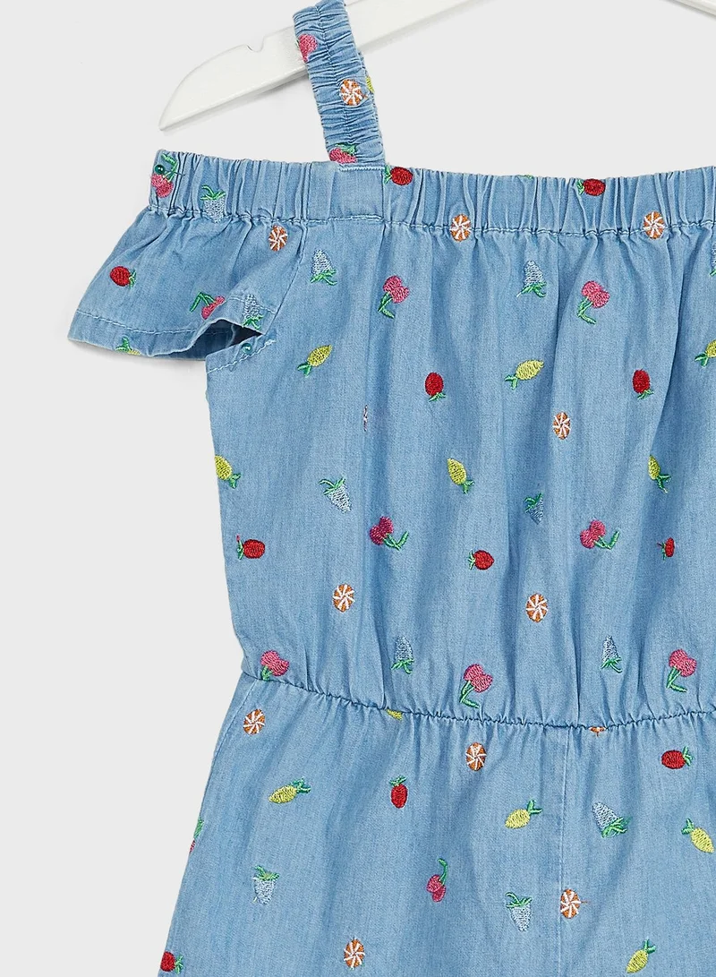 GUESS Kids Floral Jumpsuit