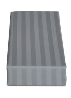 Cannon Cannon Bed Sheet Single 1Pc Stripe Light Grey C  - Image 1