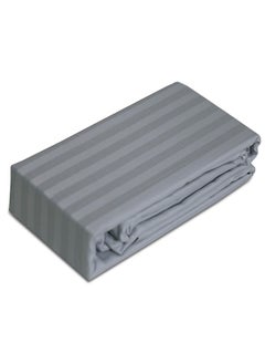 Cannon Cannon Bed Sheet Single 1Pc Stripe Light Grey C  - Image 2