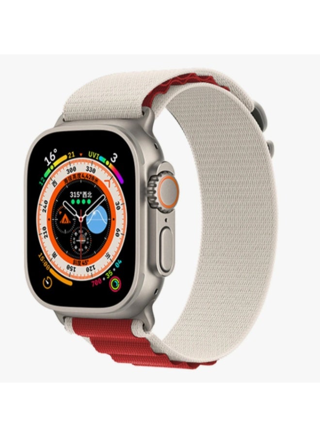 سوار ساعة Alpine Loop مقاس 38 مم 40 مم 41 مم – حزام رياضي من النايلون المنسوج متوافق مع سلسلة iWatch 9/8/7/6/5/4/3/2/SE - Image 1