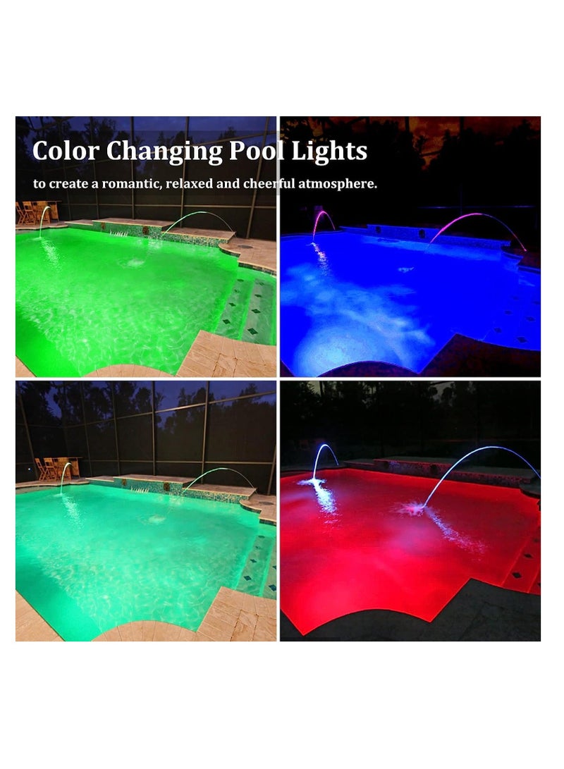 Submersible Pool Lights, Rechargeable Light with Remote, IP68 Waterproof LED Floating Lights 16 Color Changing, for Above Ground Inground Pools, Party, Bathtubs Decor, 1 Pcs - Image 3