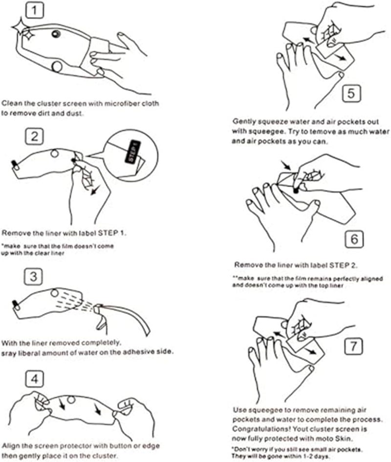 DEMULAX Motorcycle Dashboard Screen Protector - Image 4