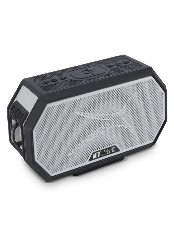 ألتك لانسينج مكبر صوت بلوتوث محمول من Altec Lansing - طراز HYDRABLAST 2.0، مقاوم للماء بمعيار IP67، طاقة خرج 20 واط، مكبر صوت بلوتوث مغناطيسي (Raiders) - Image 1