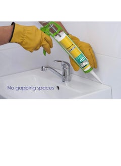 WACKER 3 Piece  Wacker Silicone Sealant General Purpose GP Clear (280ml)  - Image 2