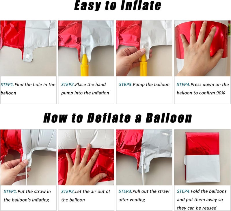 Atpata Funky 35inch 3D Traffic Safety Cones Foil Balloons - Self-Standing Decorations for Emergency Vehicles, Construction Theme, Birthday Boy Race Themed Party, Baby Shower Traffic Party Supplies (2) - Image 5