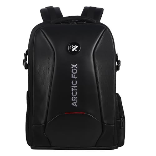 Arctic Fox Gadget Camera Backpack With 17 Inch Laptop And Tripod Holder, Black - Image 1