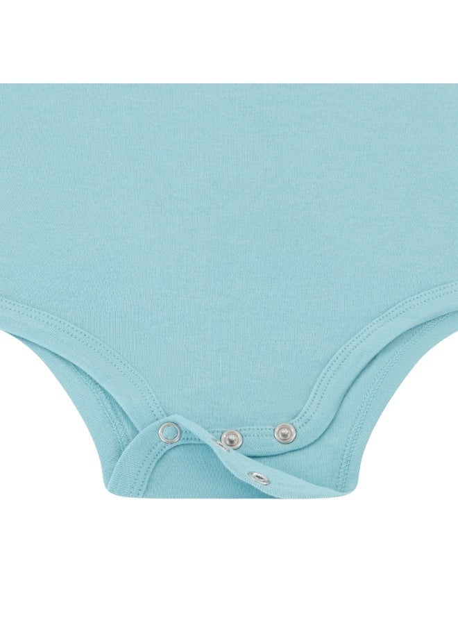 Lullaby Bloom Premium 100% Certified Organic Cotton Baby Essential Infant Bodysuit for Baby Girls and Boys Unisex India - 6-9 Months - Image 3