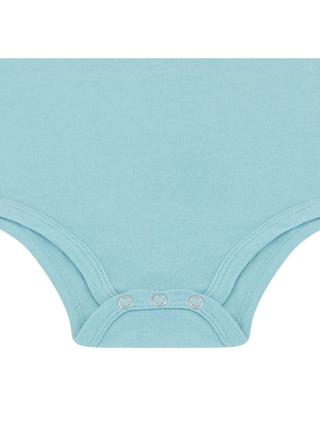 Lullaby Bloom Premium 100% Certified Organic Cotton Baby Essential Infant Bodysuit for Baby Girls and Boys Unisex India - 6-9 Months - Image 2