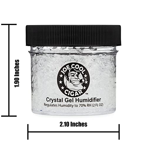 Joe Cool Cigar Crystal Gel Humidifier for Cigar Humidors (2 oz Jar) - Image 2