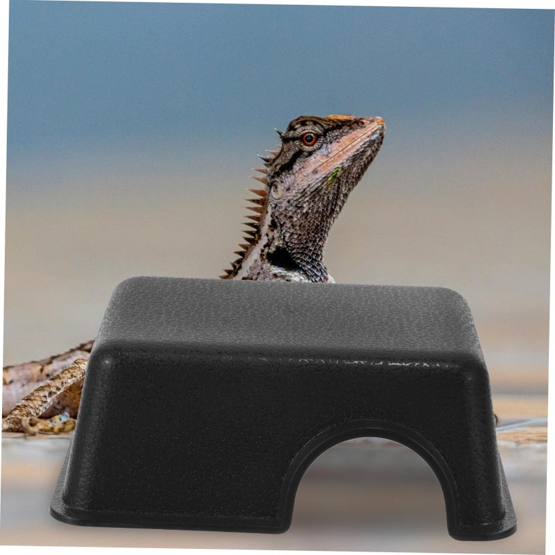 Medium Plastic Reptile Hideout Cave Shelter for Lizards Snakes and Turtles Pet Decor - Image 5