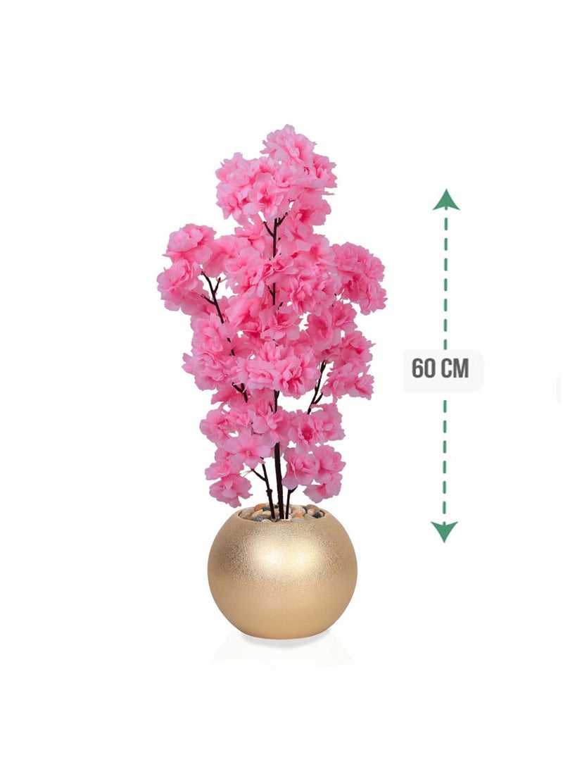 co arma Round Plastic Pot Rose Tree 60 CM 