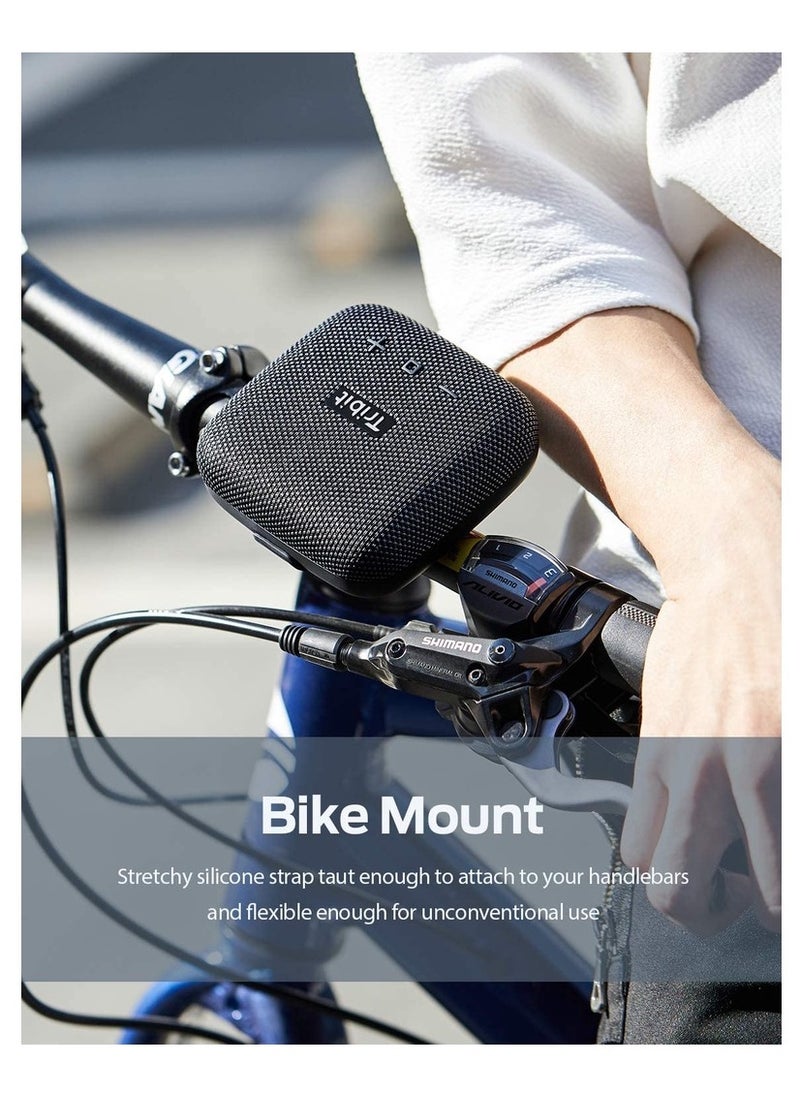 Tribit - Tribit ThunderBox Micro - Mini Speaker, Type C, IPX67 Waterproof, 8Hours Playtime, Bluetooth 5.0 Range 100ft TWS Pairing - Image 1