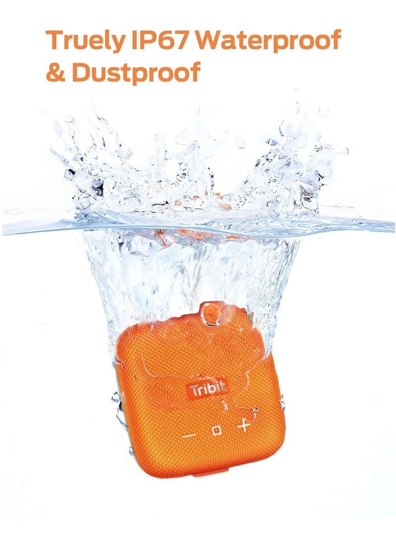 Tribit - Tribit ThunderBox Micro - Mini Speaker, Type C, IPX67 Waterproof, 8Hours Playtime, Bluetooth 5.0 Range 100ft TWS Pairing - Image 1
