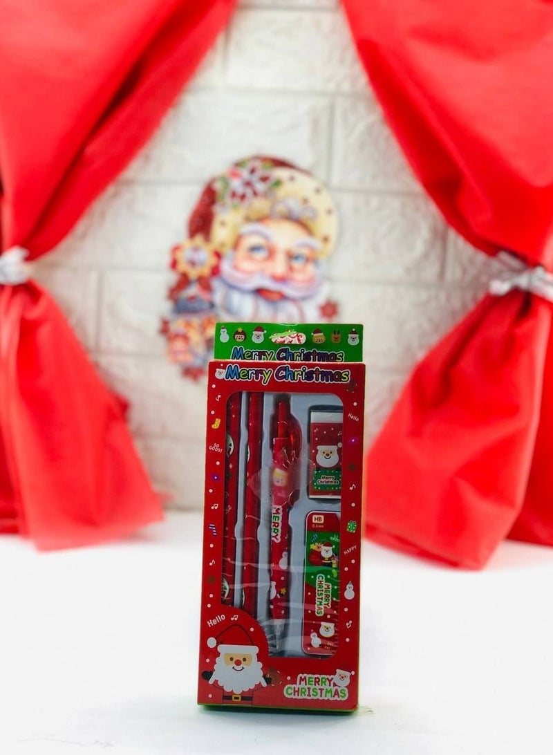 Christmas school supplies set, 5 pieces - Image 2