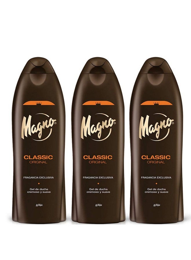 Magno 3 Bottles Of Magno Shower Gel 18.3Oz.550Ml - Image 1
