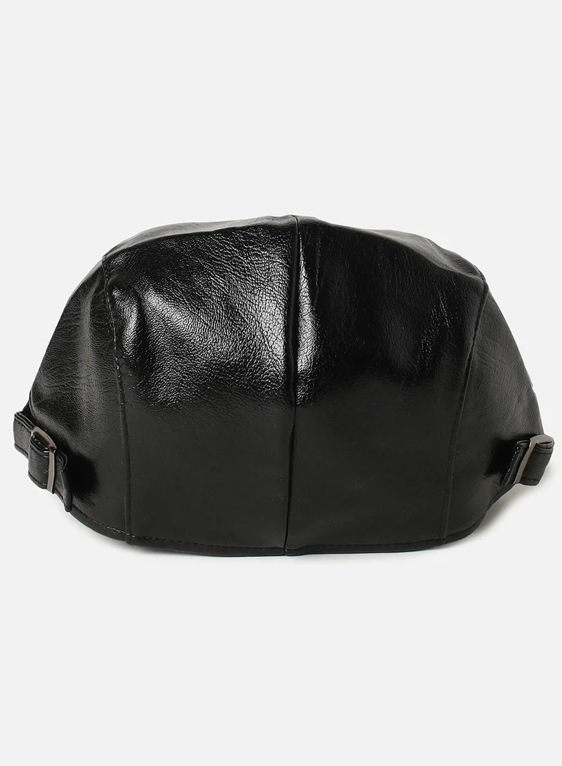 Haute Sauce Black Solid Beret Cap