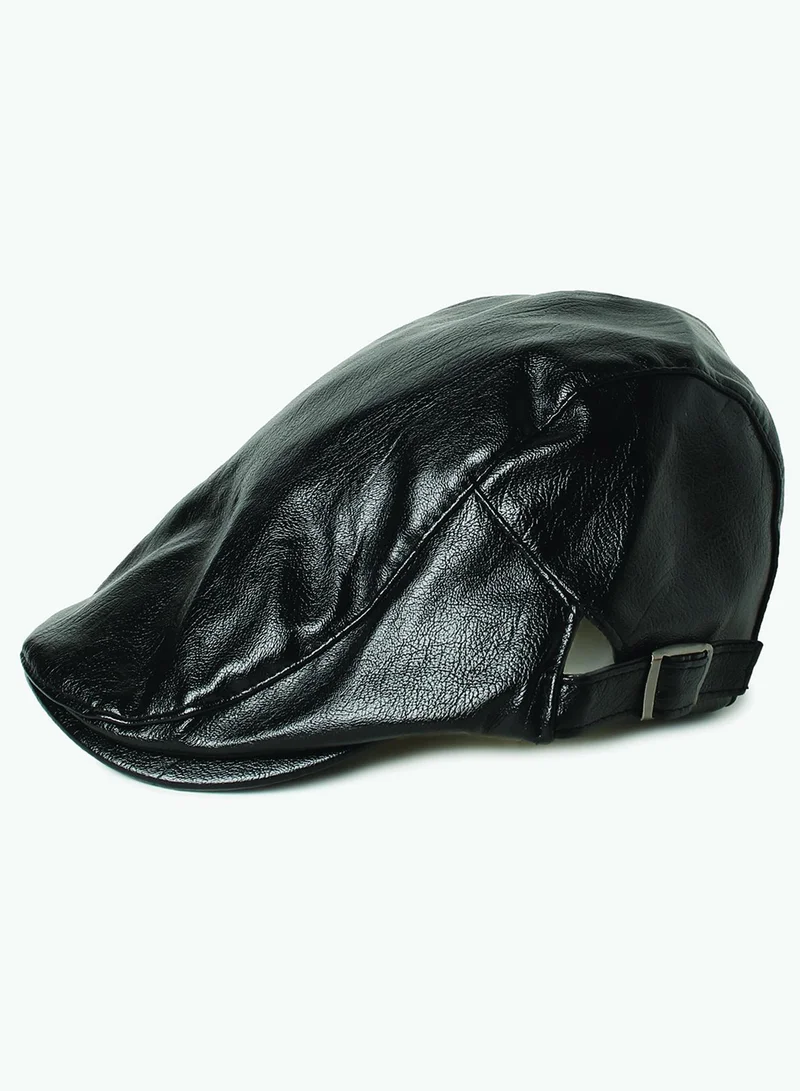 Haute Sauce Black Solid Beret Cap