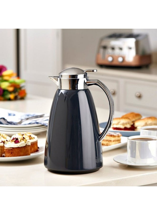 EMSA Campo Flask 1L – Anthracite Premium Insulated Thermal Jug for Hot & Cold Beverages – Modern Coffee & Tea Serving Flask – Made in Germany - Image 3