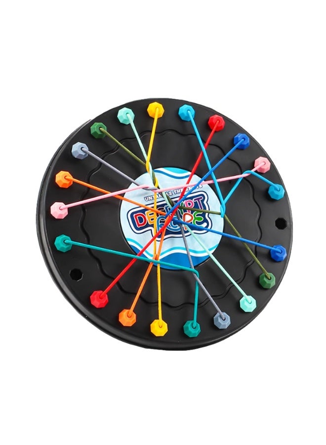 Brainy Knots Rope Untangling Game, Adults Children Concentration Logical Thinking Exercise - Image 1