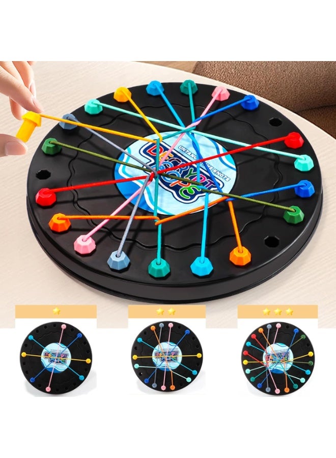 Brainy Knots Rope Untangling Game, Adults Children Concentration Logical Thinking Exercise - Image 2
