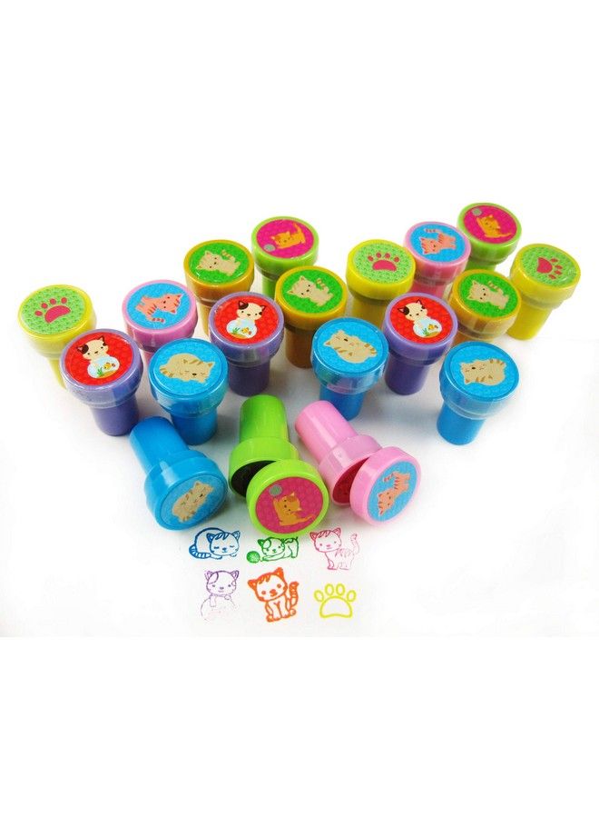 TINYMILLS Tiny Mills 24 Pcs Cat Stampers For Kids - Image 4