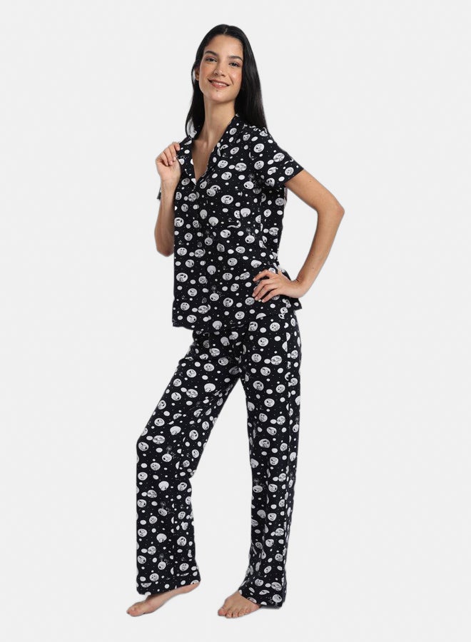 Carina Pyjama Set with Snoopy Print - Image 1