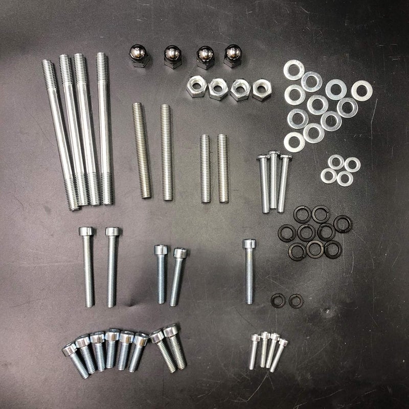 DONSP1986 Motor Bolts Studs,Screws Set, 2 Stroke Gas Motor yd100/66cc/80cc, Gas Motorized Bicycle - Image 1