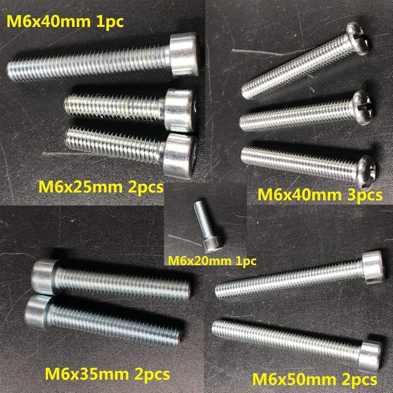 DONSP1986 Motor Bolts Studs,Screws Set, 2 Stroke Gas Motor yd100/66cc/80cc, Gas Motorized Bicycle - Image 3