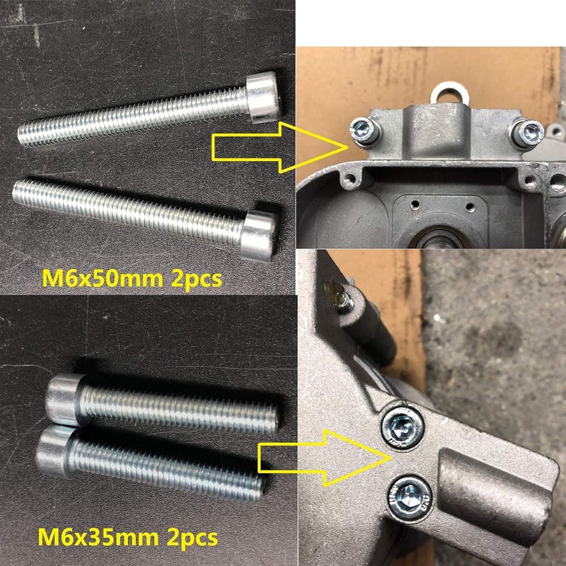 DONSP1986 Motor Bolts Studs,Screws Set, 2 Stroke Gas Motor yd100/66cc/80cc, Gas Motorized Bicycle - Image 5
